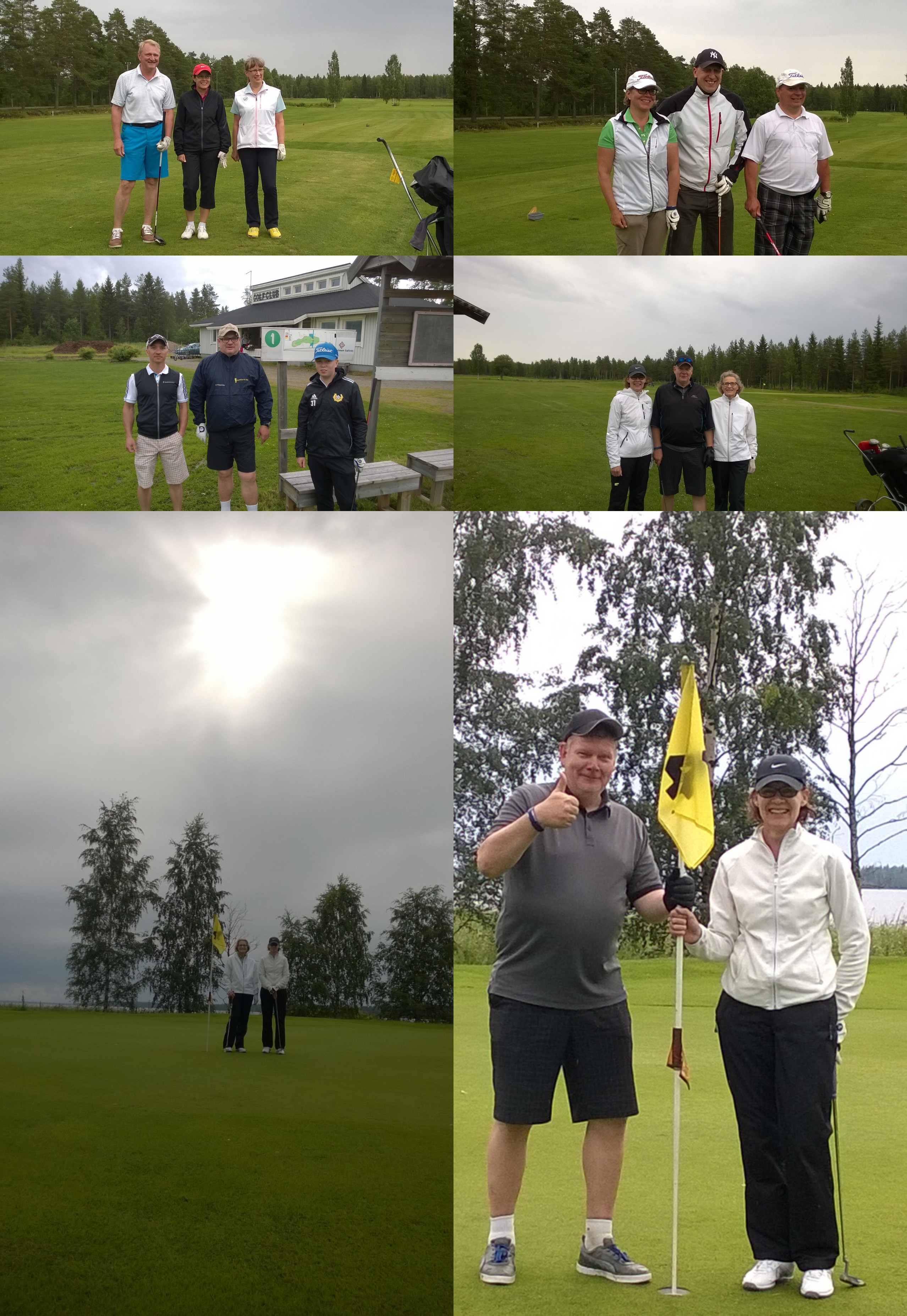 Sääski-Golf 2015 lähtöryhmät ja osallistujat